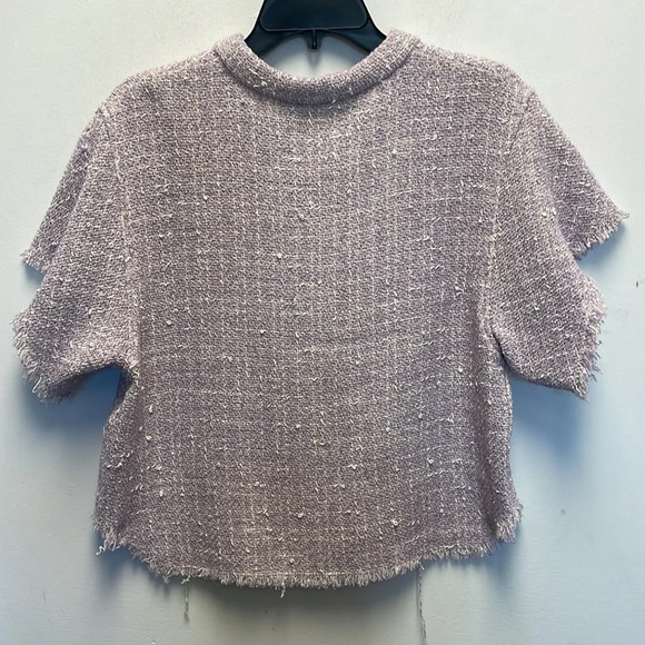 IRO devan tweed purple top - Picture 6 of 6
